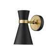 thumbnail image 5 of 1 Light Wall Sconce Z-Lite 728-1S-Mb-Hbr, 5 of 5
