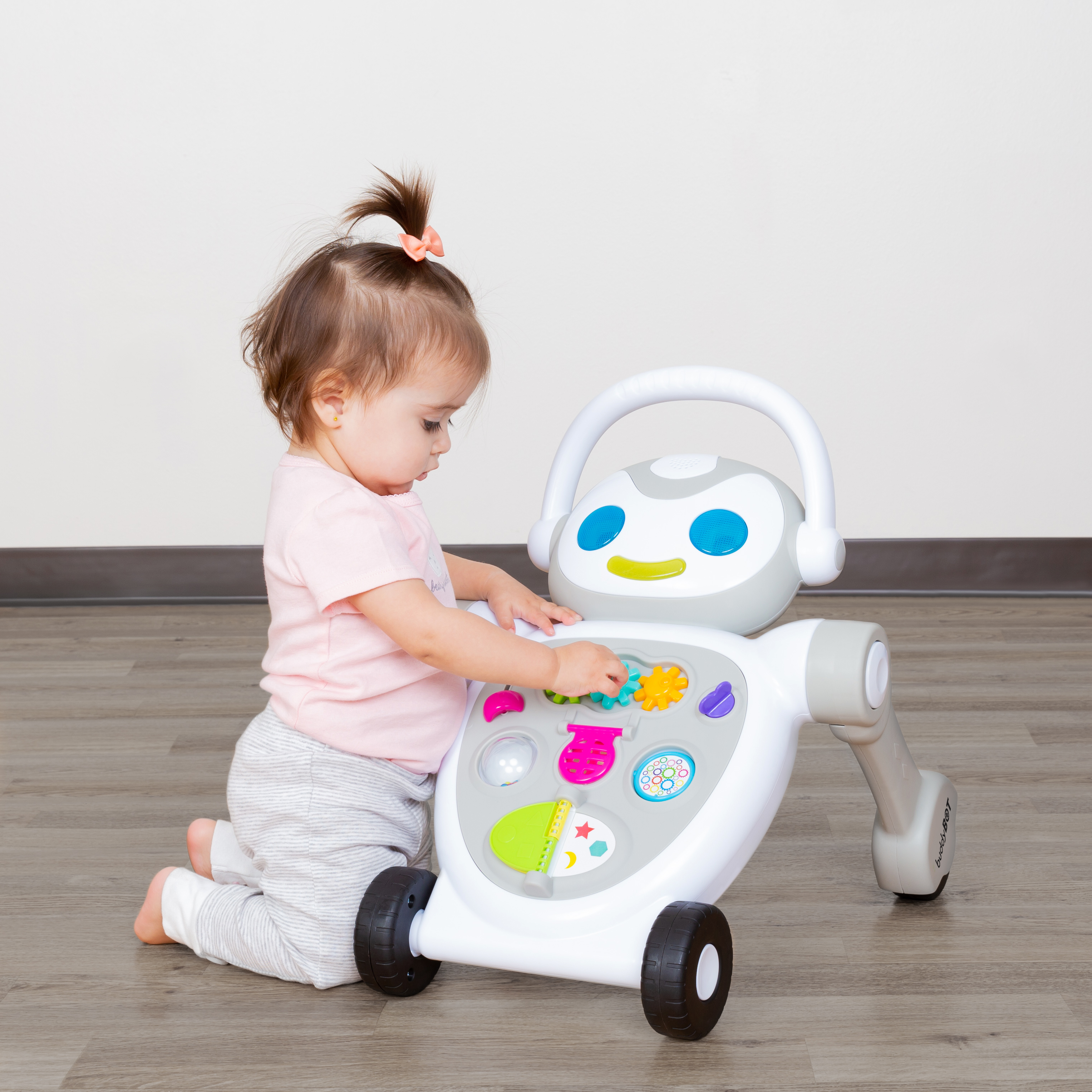 Smart Steps by Baby Trend Buddy Bot 2-in-1 Push Walker and STEM Learning - image 3 of 10