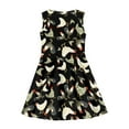 thumbnail image 3 of Suhoaziia Chicken Skater Dress for Girls Sleeveless Swing Midi T-Shirt Dress Size 13-14 Years A Line Skater Casual Twirly Dress for Dancing Hoilday Shopping, 3 of 5