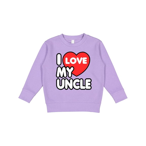 Inktastic I Love My Uncle Toddler Sweatshirt