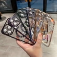 thumbnail image 4 of Funda magnética de lujo para iPhone, carcasa transparente de silicona para iPhone 11, 12, 13, 14 Pro Max Plus, XR, X, XS, 4 of 5