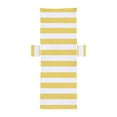 thumbnail image 1 of Funda para silla de playa a rayas, funda clásica y práctica para sillón, con bolsillo para Blanco amarillo claro, 1 of 9