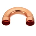 thumbnail image 1 of Accesorios de tubería de cobre Uxcell de 1" ID, codo de retorno de 180 grados, conexión de soldadura de tubería de cobre para HVAC, 1 of 5