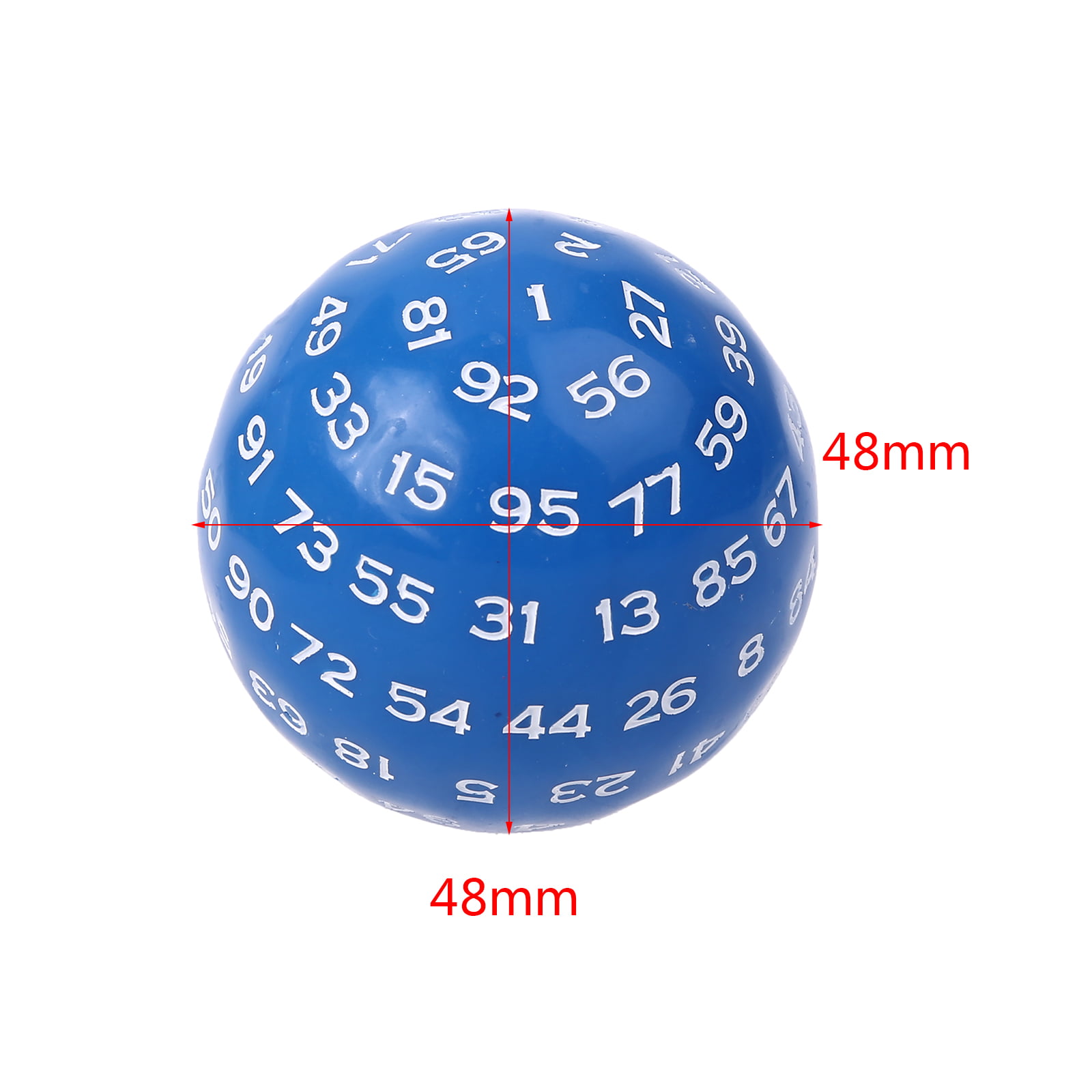 Details about   100 Sides Polyhedral Dice D100 Multi Sided Acrylic Dices for Table Board Game 