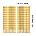 thumbnail image 3 of Hovilon 28x40 Inch 2D Printed Kitchen Curtains, Washable Polyester Short Window Panels, Light Filtering Tier Curtains for Bathroom Bedroom Laundry Room, Fade Resistant & Easy Care, 3 of 7