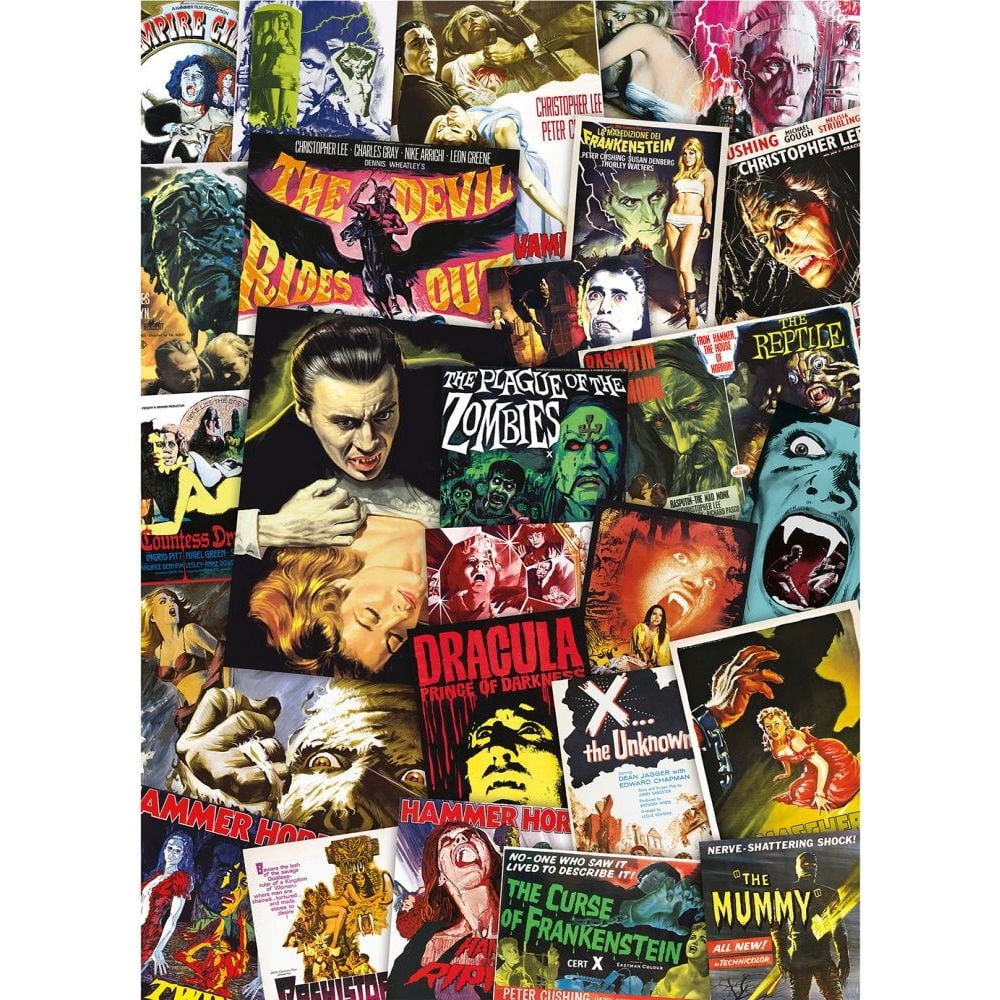 Jigsaw Puzzle 1000 Piece Horror Novels Learning Toy Game for Adults Gift 