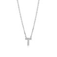 thumbnail image 1 of Diamondlite Collier Mini Initiale en Zircon Cubique - Argent, 1 of 1