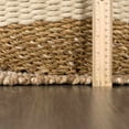 thumbnail image 5 of Hauteloom Ionut Jute Living Room, Bedroom Area Rug - Farmhouse - Lambswool,Dark Brown,Faded Driftwood - 12' x 15', 5 of 20