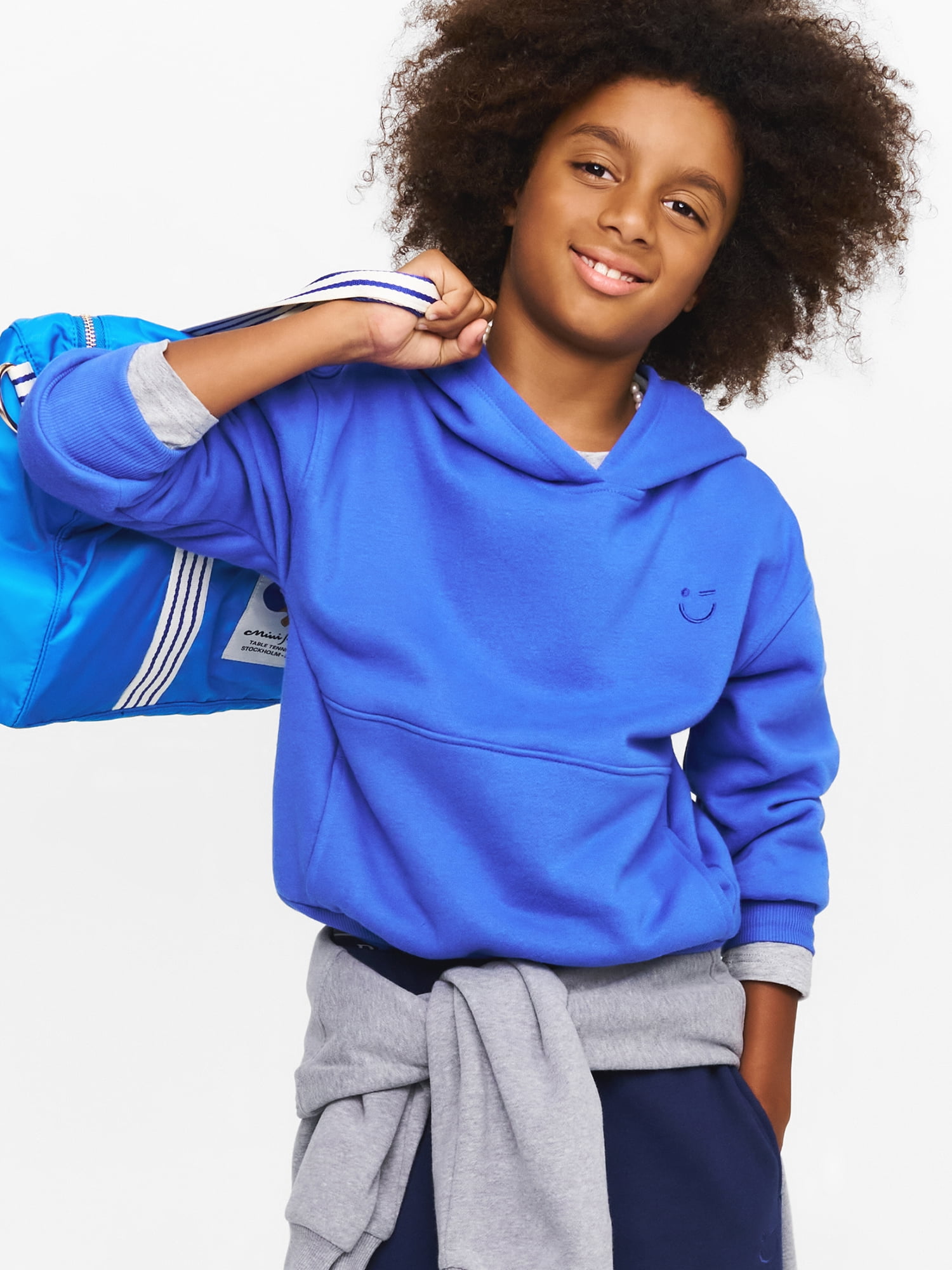 Color Mix by Garanimals Kids Fleece Hoodie, Sizes 6–16