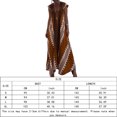 thumbnail image 2 of Vestido Vestido diario para mujer Cuello en V profundo Cintura suelta Traje diario de gran tamaño (Café L) Ygjytge Café T L para Mujer, 2 of 7