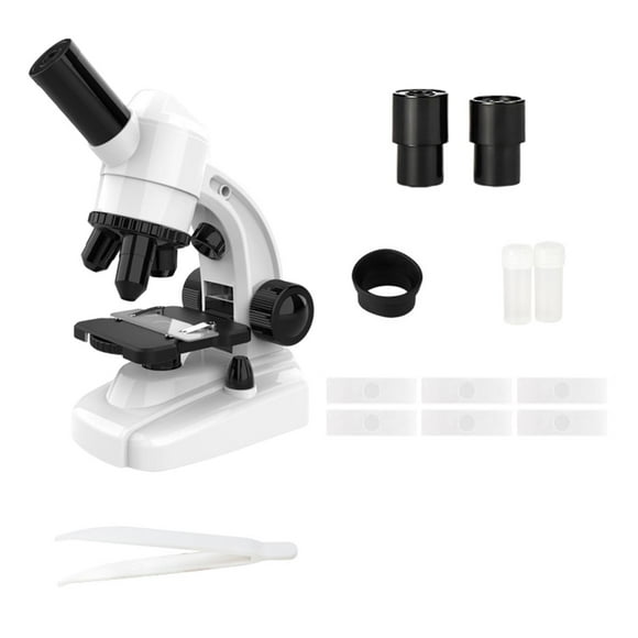Professional Two Lens 1600X Optical 10X-40X Magnification Wide-Field White
