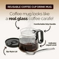 thumbnail image 2 of Ideas In Life Coffee Pot Shaped Mug – 16 Oz Durable Ceramic Novelty Gift for Home, Office, Friends, Colleagues, and Birthdays, 2 of 6