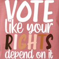 thumbnail image 3 of CafePress - VOTE Like Your Rights Depend On It T Shirt - Womens Comfort Colors® Shirt, 3 of 4
