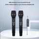 thumbnail image 4 of Micrófono Inalámbrico de Doble Canal UHF, Conjunto de Micrófono Dinámico de Mano con Receptor Recargable para Karaoke en Escenario, 4 of 5