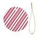 thumbnail image 2 of Adorno colgante navideño de rayas con forma de bastón de caramelo para árbol de Navidad - Decoraciones colgantes de cerámica para fiestas - Ideas para regalar adornos navideños, 2 of 8