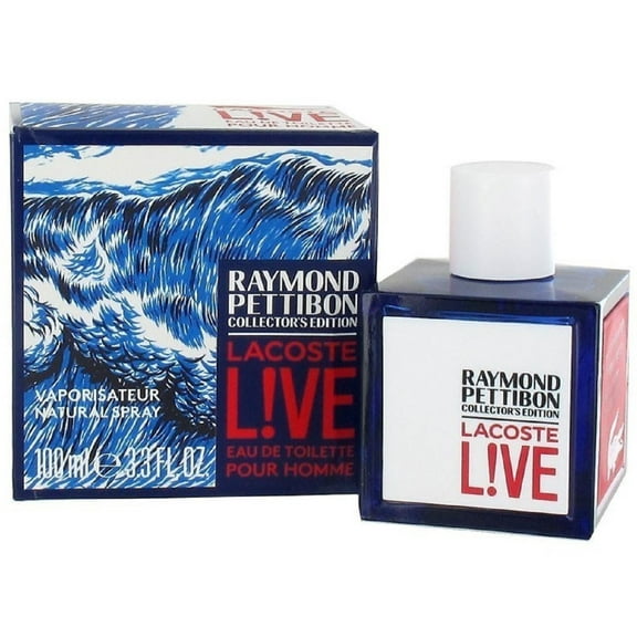 Lacoste Eau De Toilette Spray - Raymond Pettibon Collectors Edition, 3.3 oz