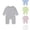 Grey, variant on VOUZZA Baby Onesies Girl Modal Solid Long Sleeve Spring Summer Toddler Sleep One Piece Newborn Infant Pajamas Footless Footie Pjs Jumpsuits Rompers