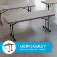 thumbnail image 3 of Lifetime 6 ft. Rectangle Folding Table, Indoor/Outdoor Professional Grade, Putty Set of 4 (480126), 3 of 13