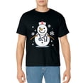 thumbnail image 2 of Snowman Christmas Squad Snowman T-Shirt For Women Men Kids Xmas Top Tee, 2 of 3