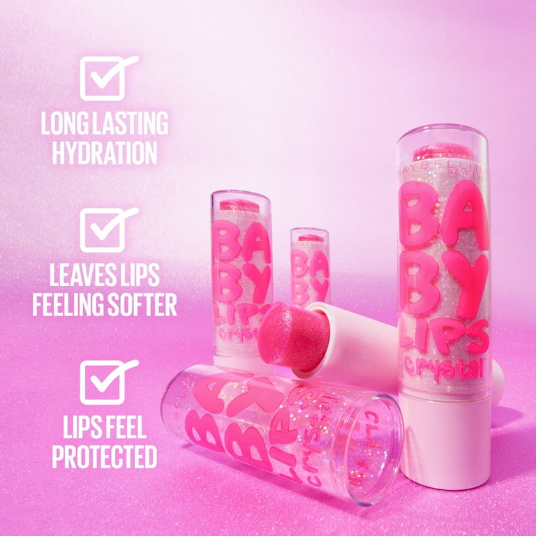 Maybelline Baby Lips Crystal Lip Balm, Pink Quartz, Shimmery