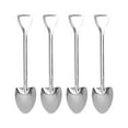 thumbnail image 2 of Stainless Steel Cute Shovel Spoon Innovative Food Grade Material Reusable Sugar Dessert Cake Spoon Home Cafe, 2 of 7