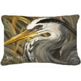 thumbnail image 1 of Blue Heron Canvas Fabric Decorative Pillow, 1 of 1