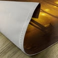 thumbnail image 5 of Ambesonne Fall Place Mats Set of 4, Foggy Evening in the Park, Standard Size, Marigold Caramel, 5 of 6