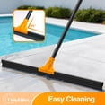 thumbnail image 3 of TidyBliss 30” Large Floor Squeegee Broom (Orange), 3 of 7