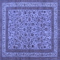 thumbnail image 1 of Ahgly Company Indoor Square Persian Blue Traditional Area Rugs, 7' Square, 1 of 4