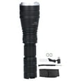 thumbnail image 1 of Linterna LED L60 con zoom, linterna recargable por USB, IP68, resistente al agua, para campamento al aire libre, tipo EE. UU., 1 of 5