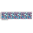 thumbnail image 3 of Ambesonne Chevron Fabric by the Yard Upholstery, Downward Parallel Lines, 1 Yard, Multicolor, 3 of 5