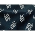 thumbnail image 4 of oneOone Viscose Jersey Fabric Geometric Kasuri Fabric Prints By Yard 60 Inch Wide, 4 of 5
