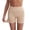 L123-Beige, variant on xfsWaSs High Waisted Seamless Shaping Yoga Shorts for Women Breathable Comfort Postpartum Active Shorts Tummy Control Shapewear Shorts