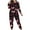 Black-D, variant on Lovzfmll Pajama Set for Women, Plus Size Valentine's Day Print Set, Long Sleeve Lounge Top and Pants, Cozy Home Sleepwear Red-A, XL