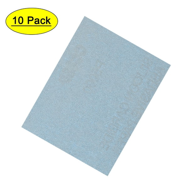 10Pcs Sec Humide Imperméable Papier Verre Assortment Abrasif