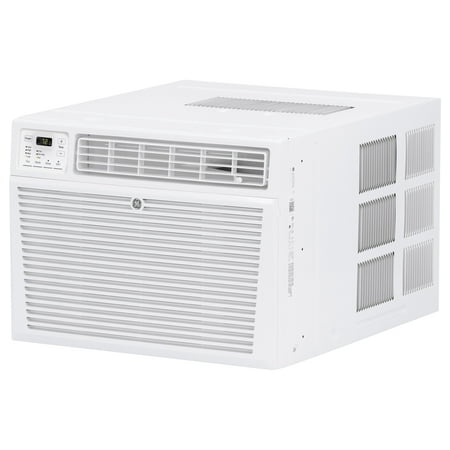 GE® 12,000 BTU 115-Volt Window Air Conditioner with WiFi and Eco Mode for Large Rooms, White, AEG12AZE