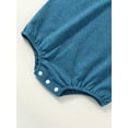 thumbnail image 6 of Bagilaanoe Newborn Baby Girl Boy Rompers Short Sleeve Bodysuits 3M 6M 12M 18M Infant Casual One Piece Short Jumpsuit, 6 of 8