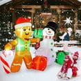 thumbnail image 2 of Hinchables navideños COOLWUFAN Gingerbread Man & Snowman 6f, 2 of 9