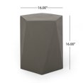 thumbnail image 5 of Sandy Outdoor Side Table, Light Gray, 5 of 5