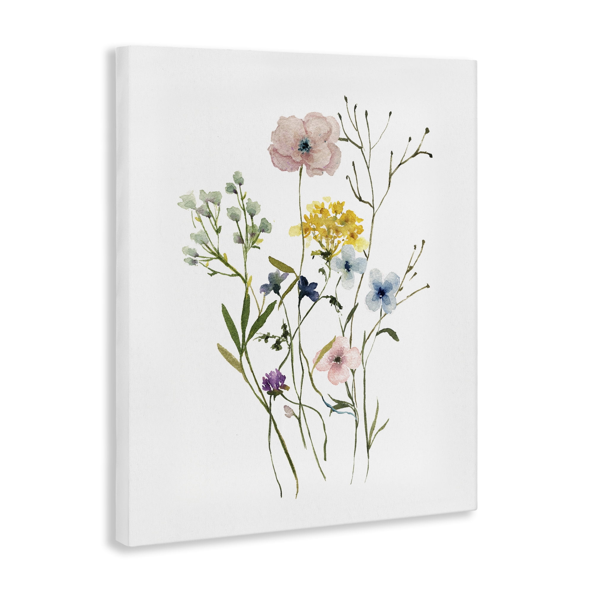 Stupell Industries Wild Country Blooms Botanical & Floral Painting Gallery Wrapped Canvas Art Print Wall Art, 30 x 40