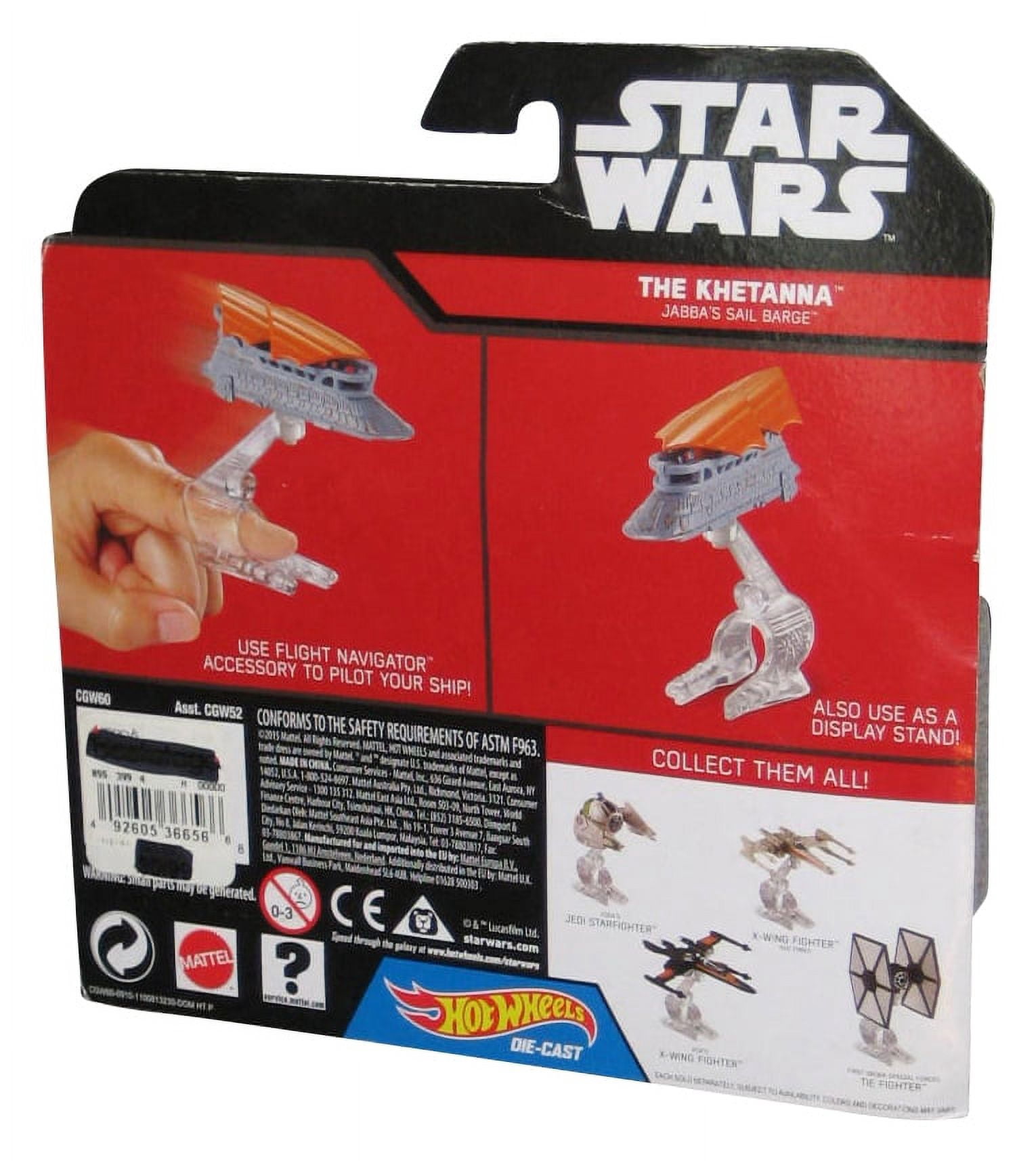 Star Wars Hot Wheels The Khetanna Die-Cast Starships Toy Vehicle