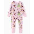 thumbnail image 2 of Pijama de bebé Disney Princesas manga larga suave rosa 3-6 meses, 2 of 7