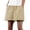 B05 Khaki, variant on Axiiglly Bermuda Shorts for Women Striped Cotton Linen Elastic Waist Summer Casual Shorts with Pockets, S-3XL