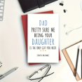 thumbnail image 5 of Witty Dad Card with Envelope - 'Being Your Daughter Is The Solely Gift You Need!' | Heartfelt Father'S Day Gifts from Daughter, Birthday & Thanksgivin, 5 of 5