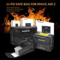 thumbnail image 2 of LiPo Battery Storage Bag Replacement for DJI MAVIC AIR 2 Drone Portable Safety Store 1, 2 of 8