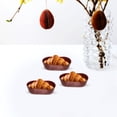 thumbnail image 3 of Mobutofu Chocolate Oval Cake Paper Cup Grease Proof for Cake Holding High Temperature Resistant Paper Baking Cup 50 Count, 3 of 5
