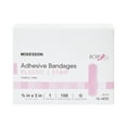 thumbnail image 6 of McKesson Adhesive Bandages, Plastic Strips - Pink, Breast Cancer Awareness, 100 Count, 24 Packs, 2400 Total, 6 of 6