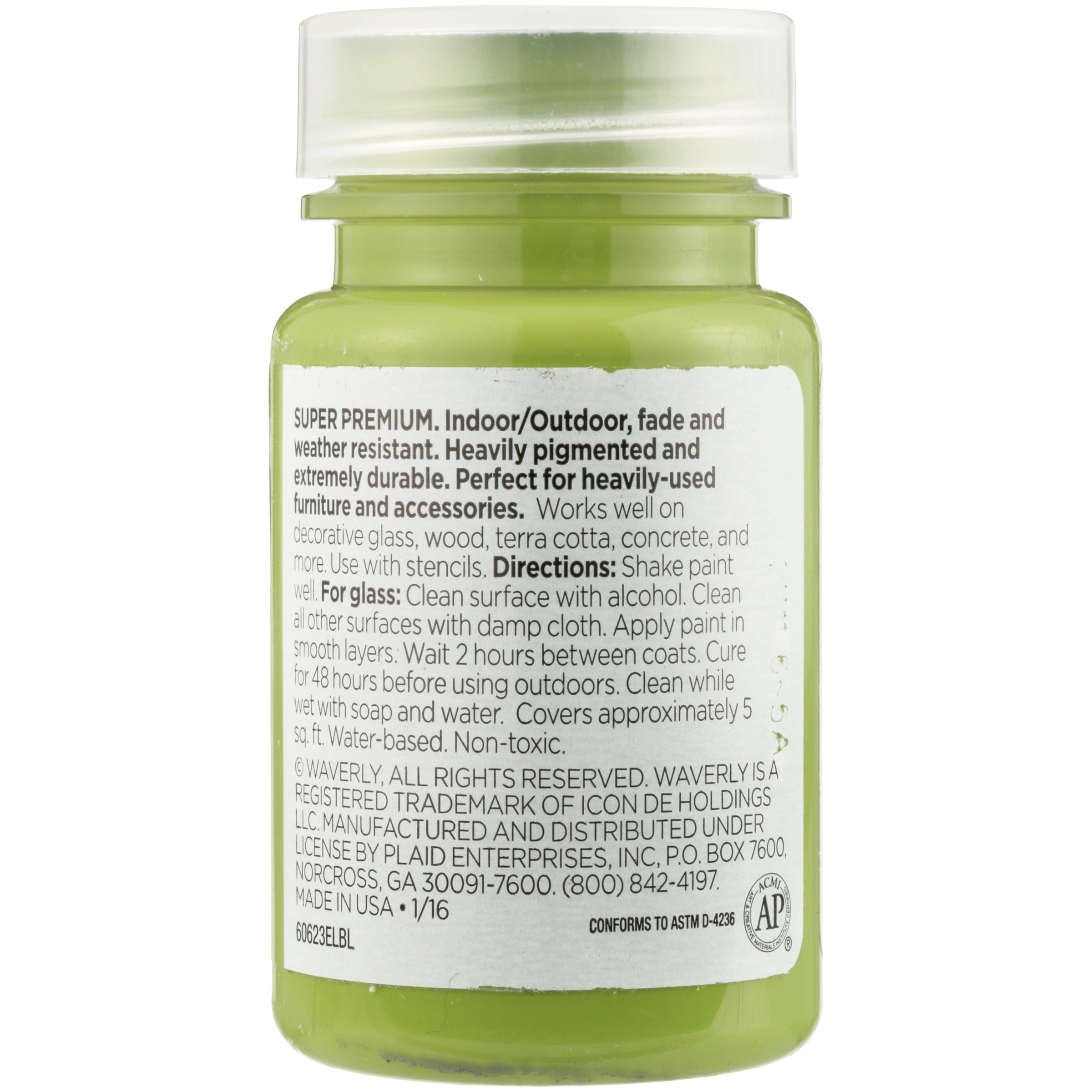 Waverly Inspirations 2 fl oz High-Performance Semi-Gloss Acrylic Paint