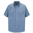 thumbnail image 2 of Red Kap Men's Short Sleeve Deluxe Western Style Shirt, 2 of 4