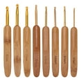 thumbnail image 1 of Crochet Hook Set,8Pcs Crochet Hooks Ergonomic Ergonomic Crochet Hooks Bamboo Handle Crochet Time-Tested Durability, 1 of 14